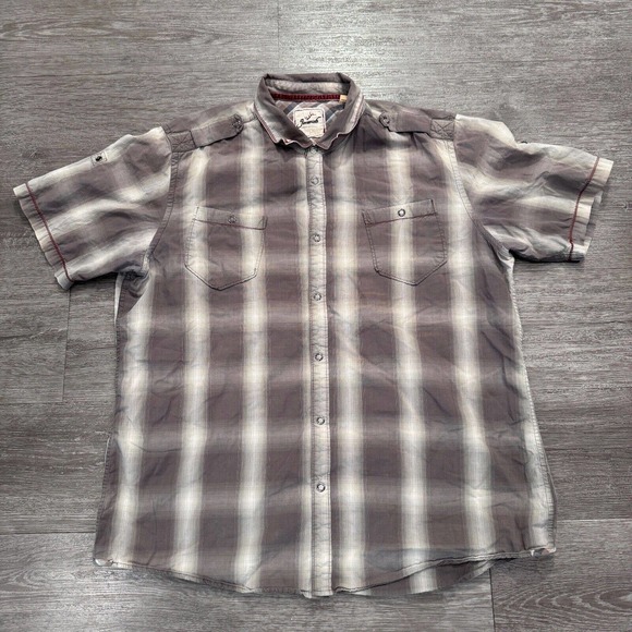 Jeremiah American Legacy Shirt‎ Mens Extra Large Plaid Pearl Snap Western Cowboy - Picture 1 of 10